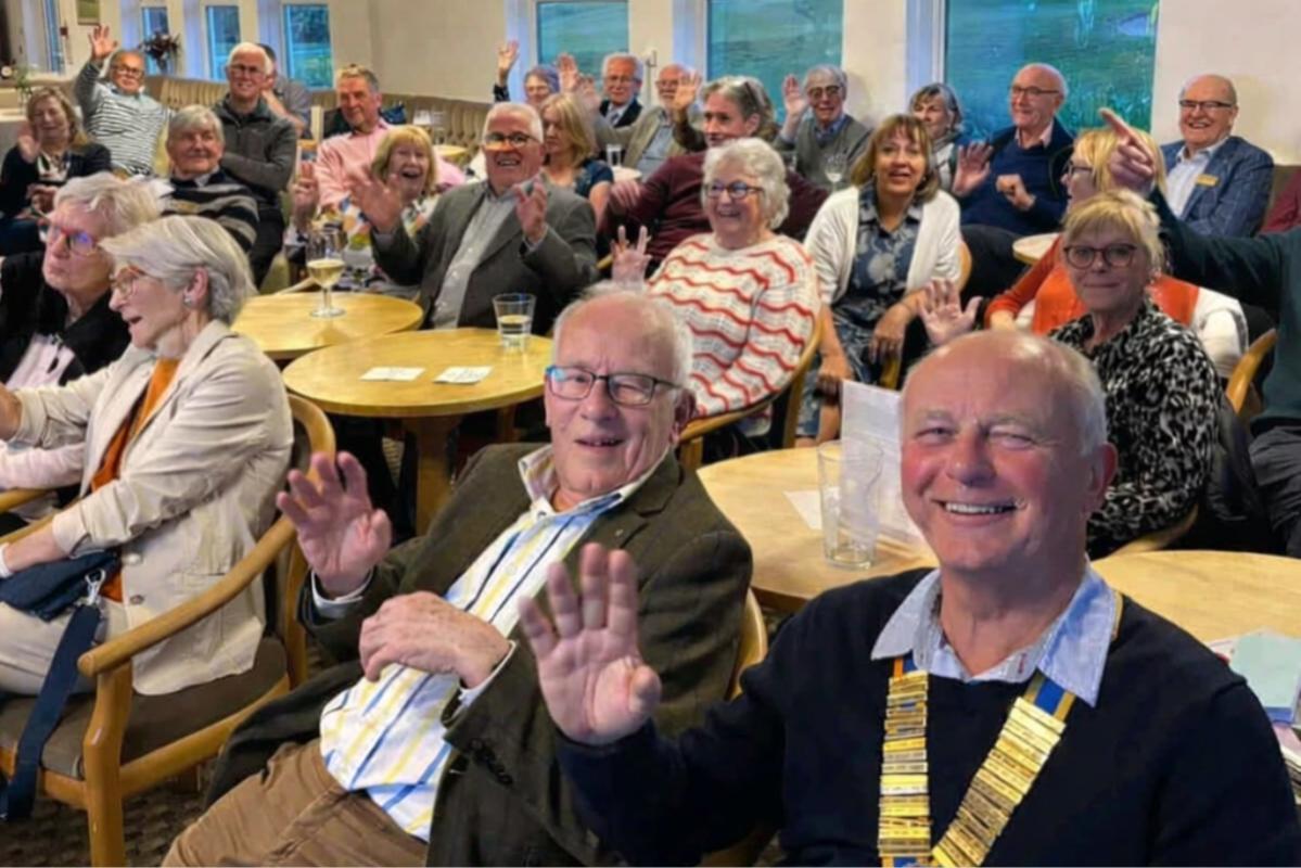 Abergavenny Rotary Club members partners and guests