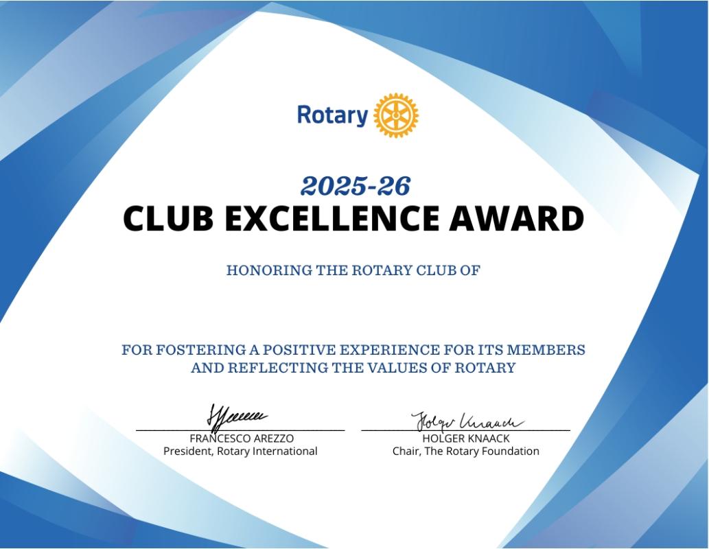 The Club Excellence Award