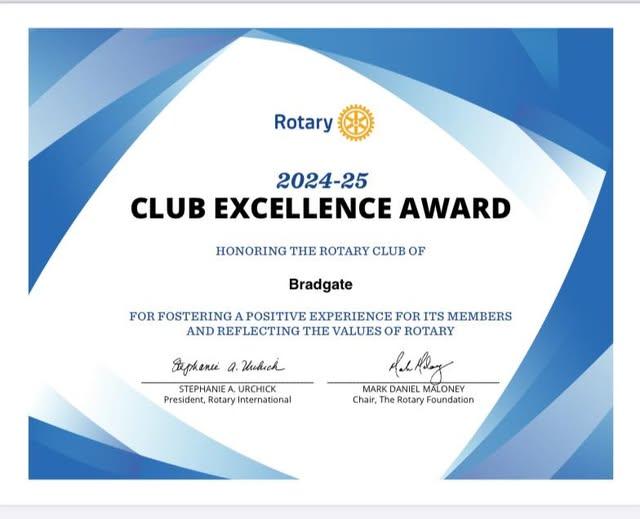 Club Excellence Award