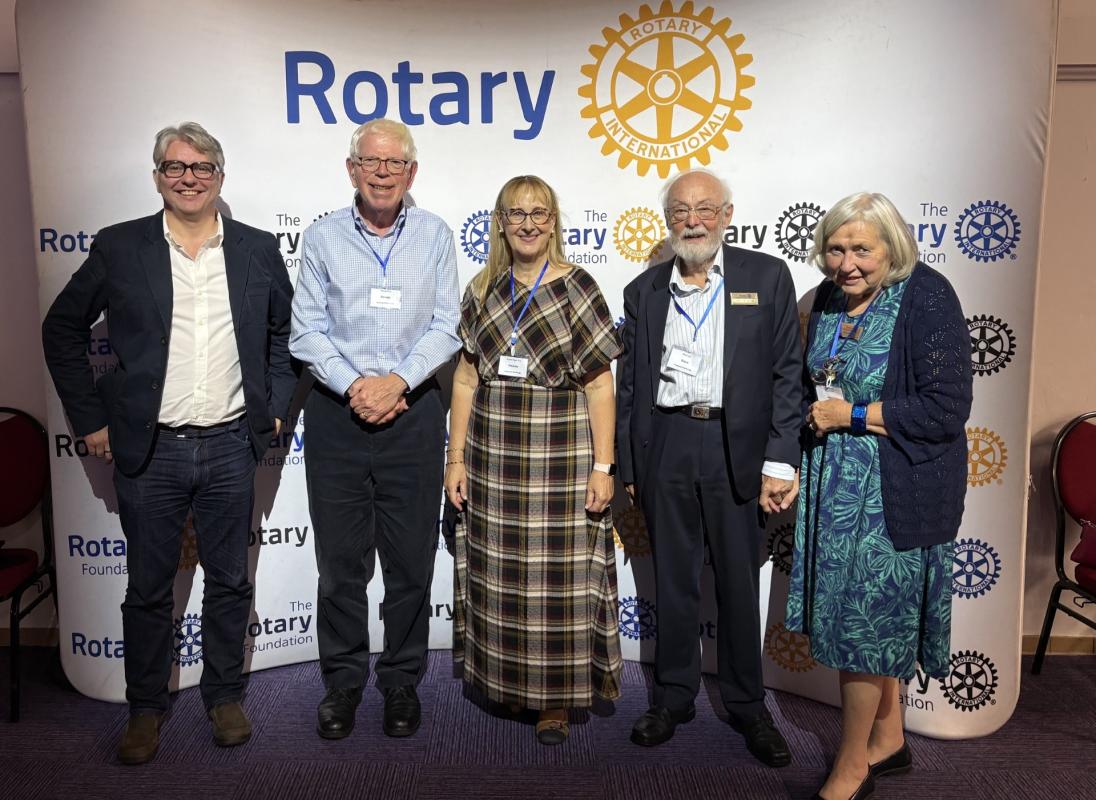 George, Michele, Steve and Helen with DG Andrew Allen