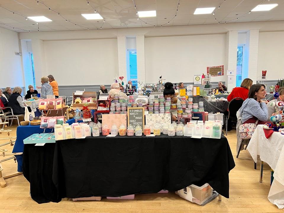 View of hall set out for a recent fair