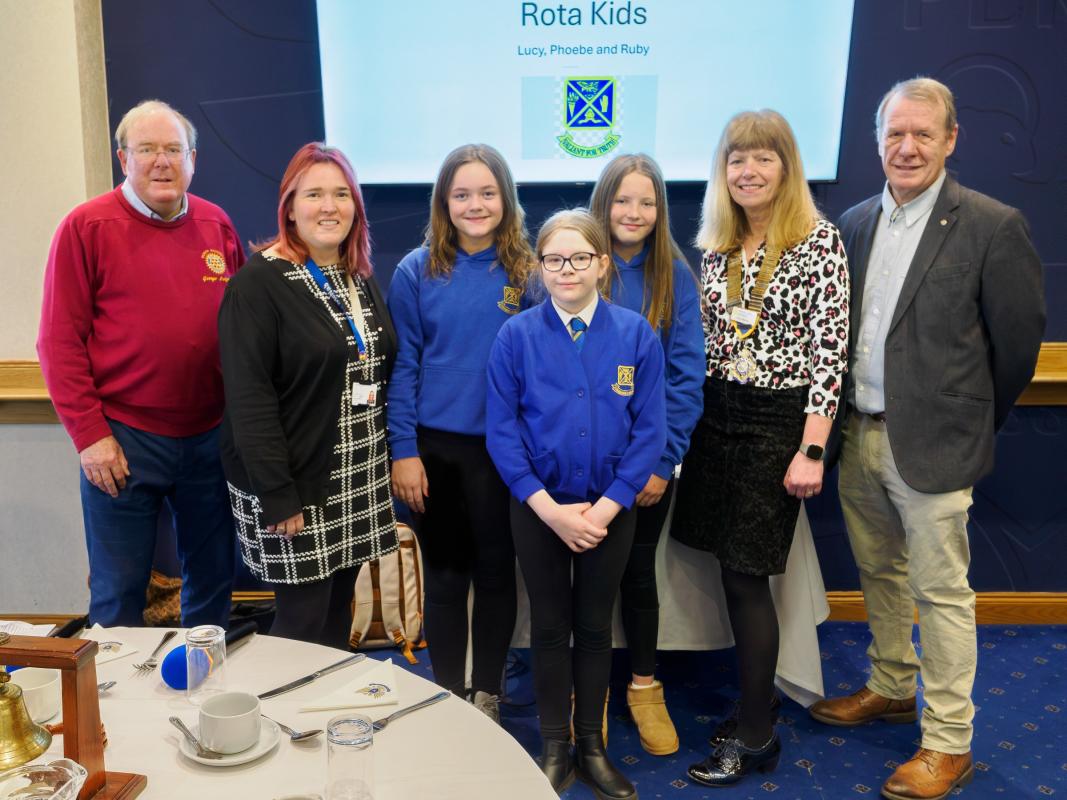 Craigie Primary School Rotakids with Rotary Club of Perth and Perth Kinnoull 