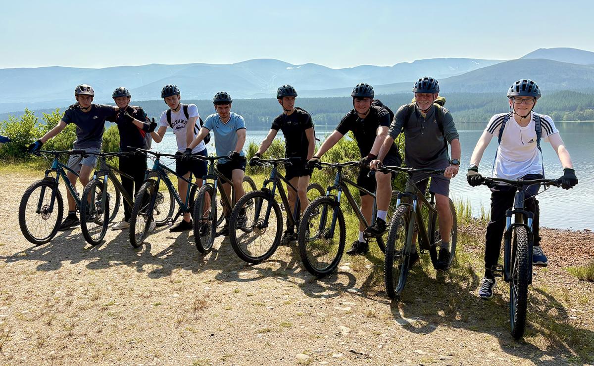 RYLA Boys cycling activity