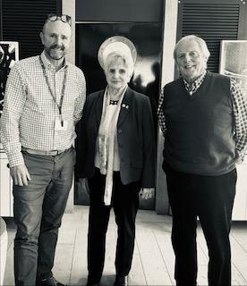 Presentation to Nick Banwell of Education South West the club donation of funds towards the Dental Project