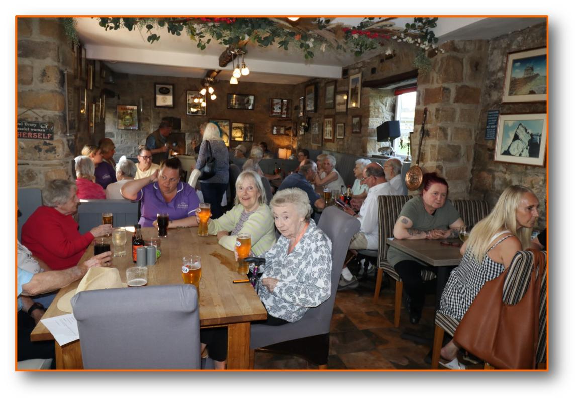 Guests enjoying the evening