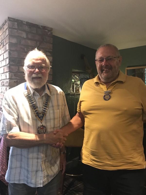 Outgoing and incoming Presidents