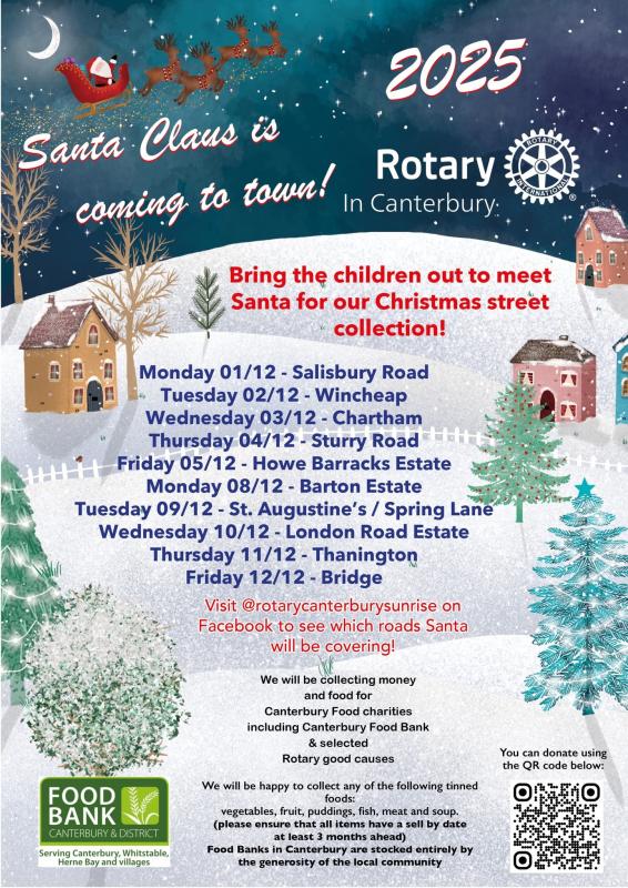 Santa Sleigh Routes and Dates 2025