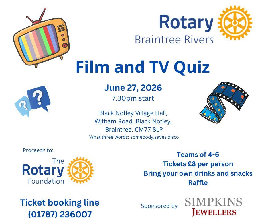 Film and TV quiz poster