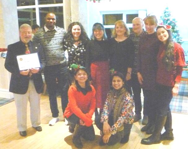 Peace scholars join Christmas festivities