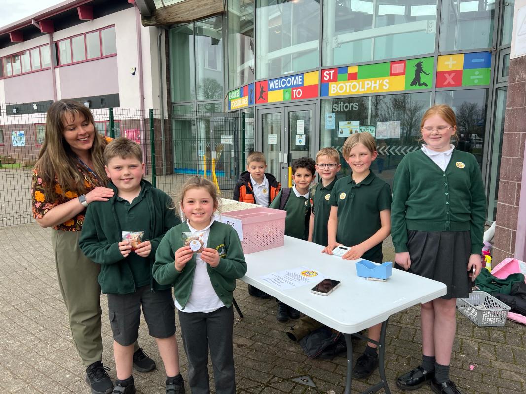 Come buy our home made fudge.  It was a very successful sale and tasted delicious.