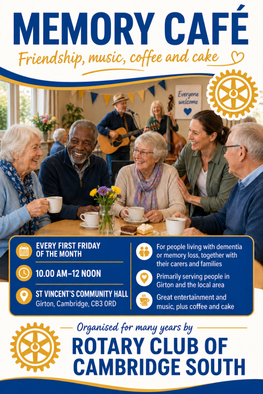 Generic memory cafe poster