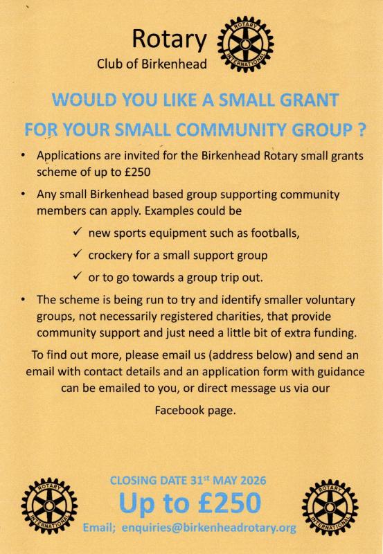 Small Community Grant Details