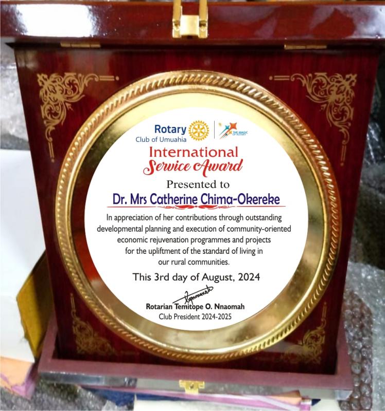 International Service Award