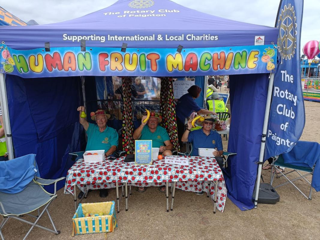 Members of Preston Rotary Club (Torbay) assisting with the fun, during Paignton's Childrens week 2025