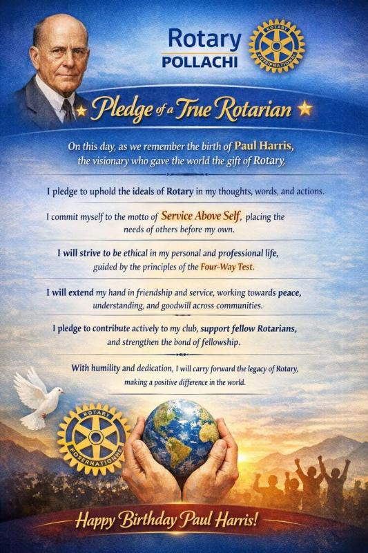 Pledge of a True Rotarian 