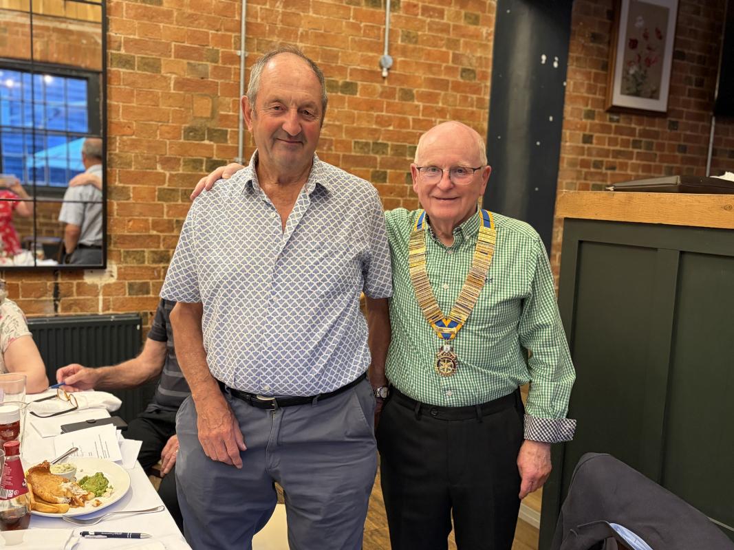 President Terry hands over to 2026/27 President Dan