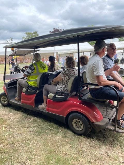Driving our free taxis at the 2025 Royal Norfolk Show!