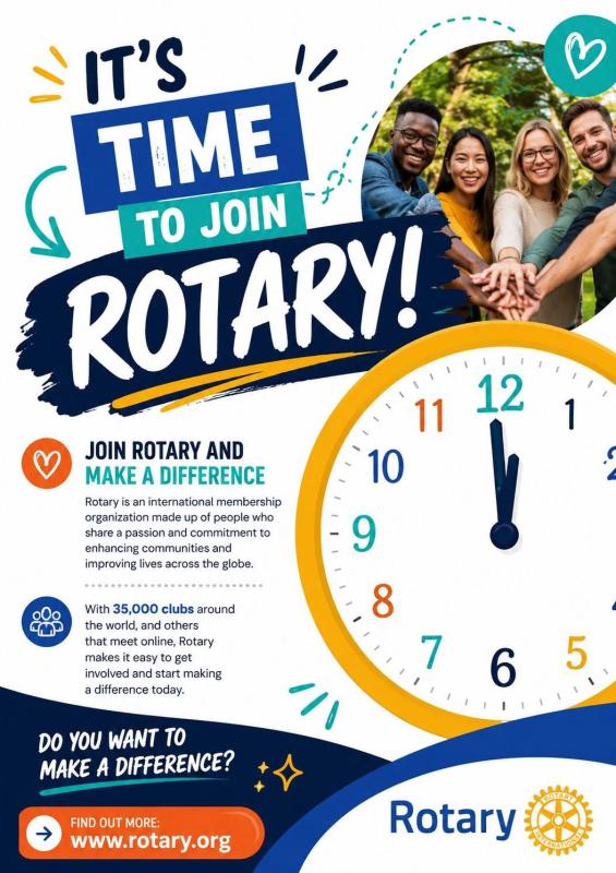 Time to join Rotary