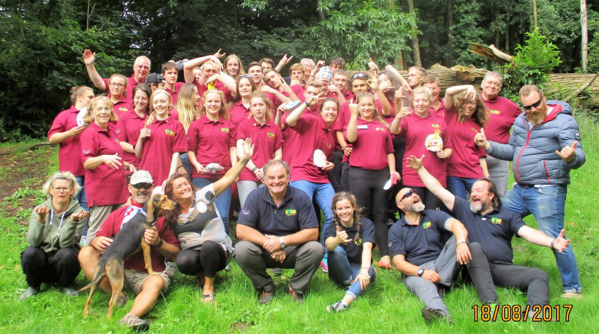 A relaxed Team at the end of the Course, August 2017