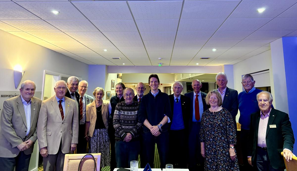 Matt with our Club members