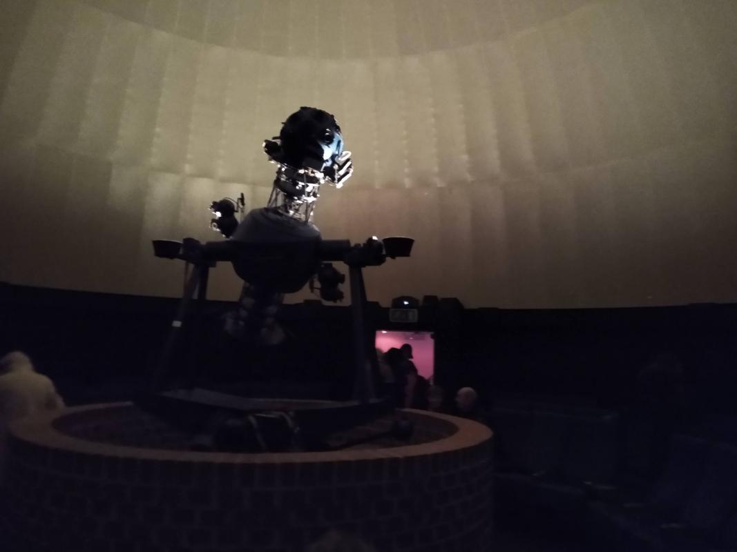 In the planetarium