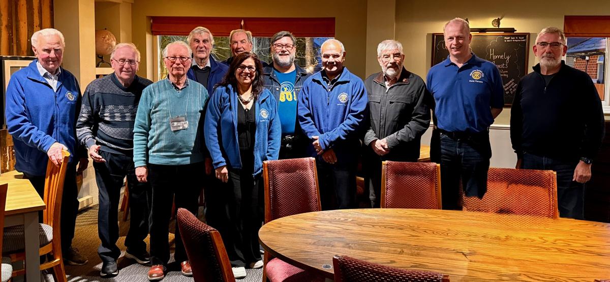 Our President with his club