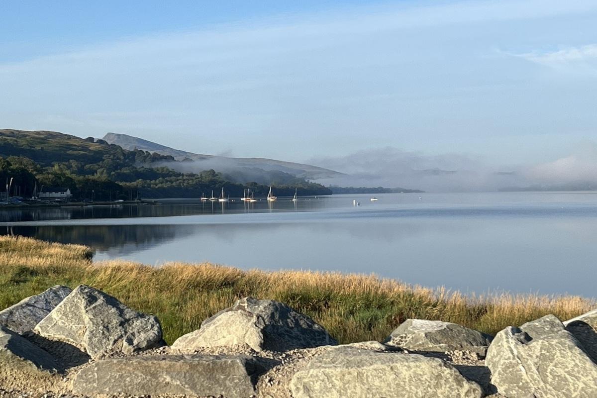 Llyn Tegid on a tranquil day