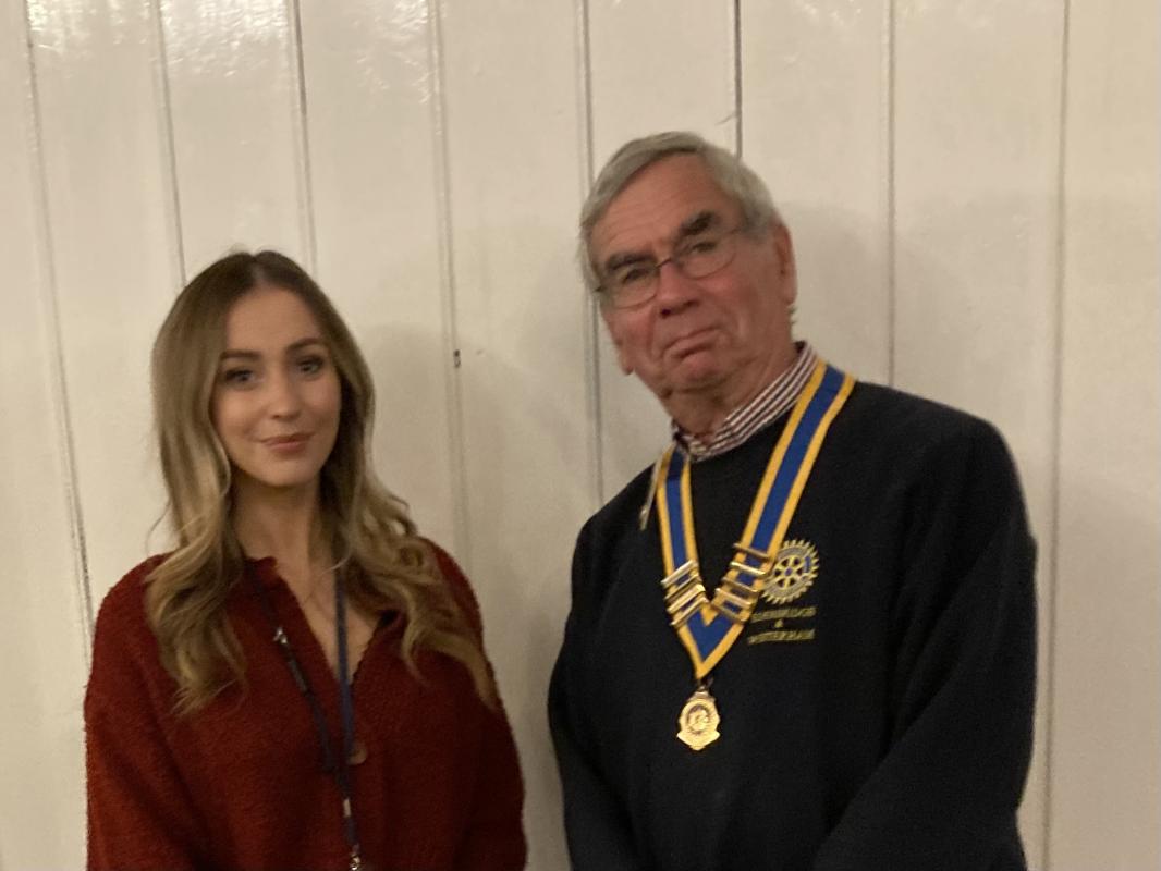 Emily and President Paul