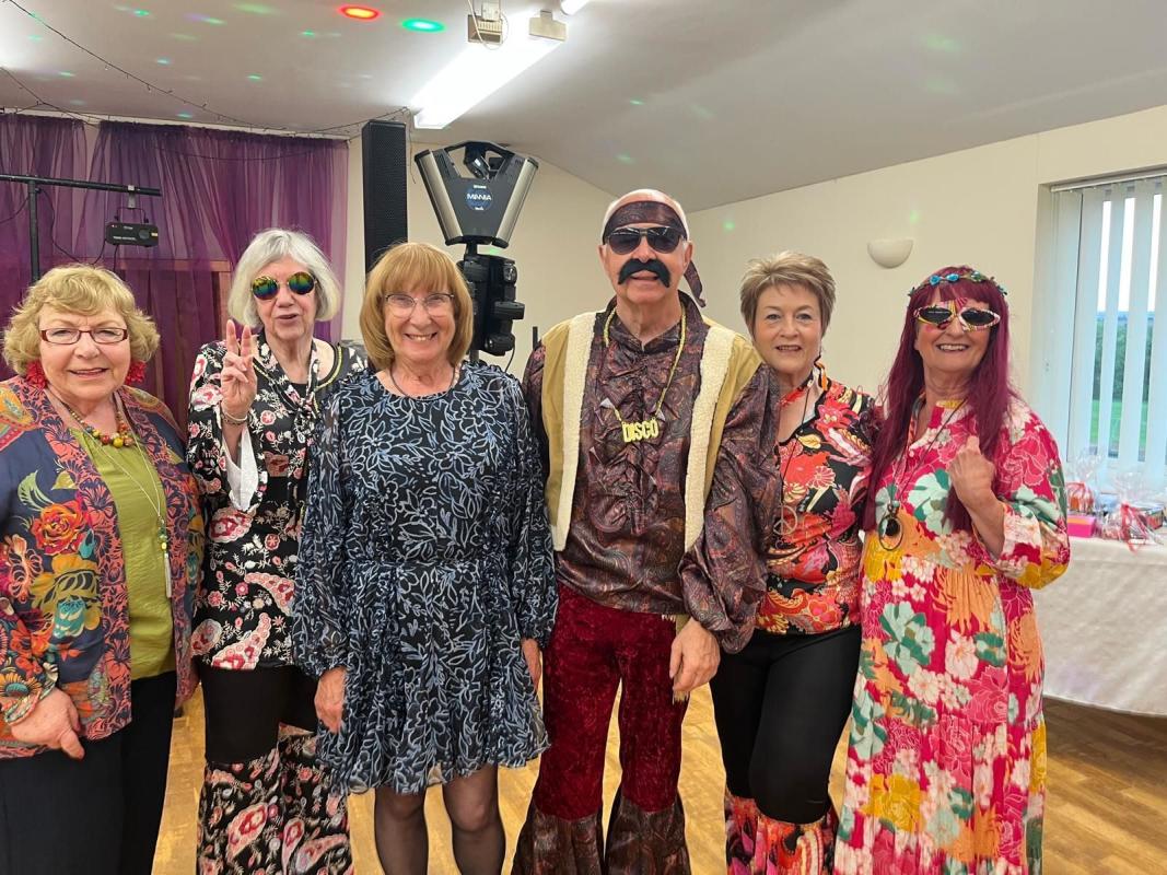 Inner Wheel Golden Groovers and Club President Anton