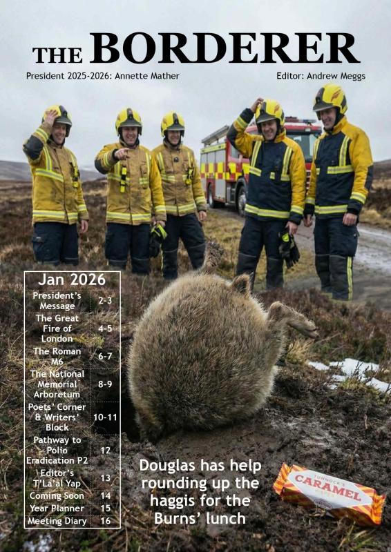 Borderer new look front cover