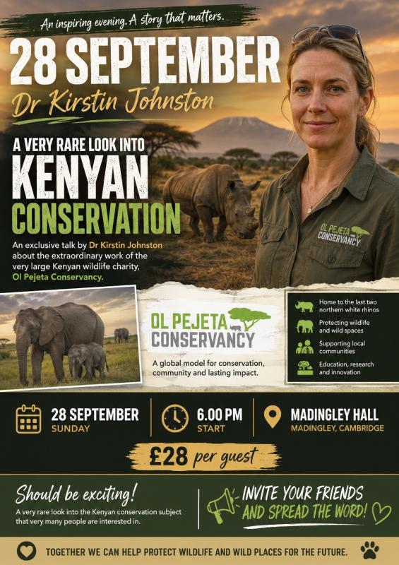 Dr Kirstin Johnston Kenya Wildlife