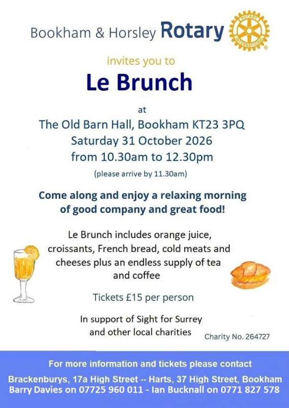 Flier for Le Brunch 2026