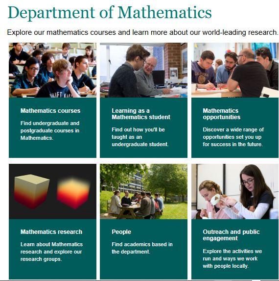 Maths at Sussex