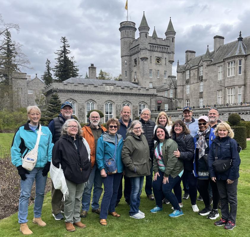Aboyne & Upper Deeside Rotary Club members showcasing Beautiful Deeside to our Rotarian friends from New York State who stayed with us on a Friendship Exchange.
