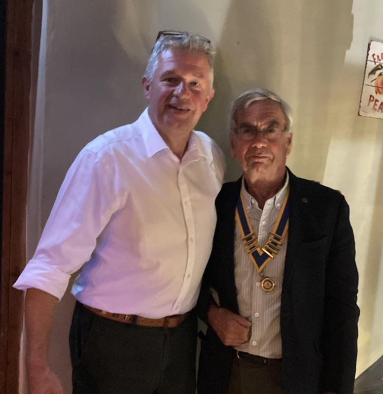 President Paul with Neil