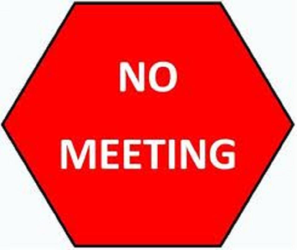 No meeting