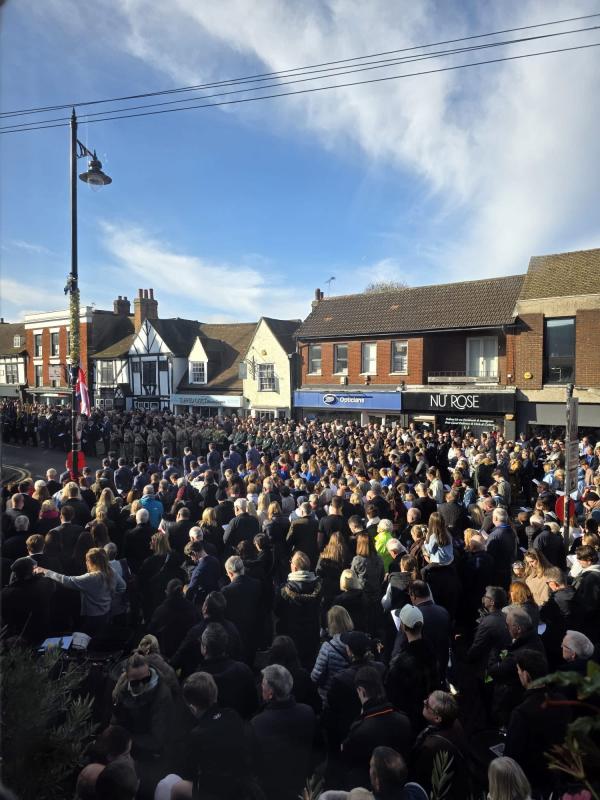 Thousands were there