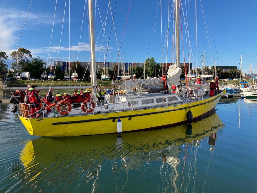 The vessel Ocean Youth Trust North, on which our students will sail from Scarborough to Hull.
