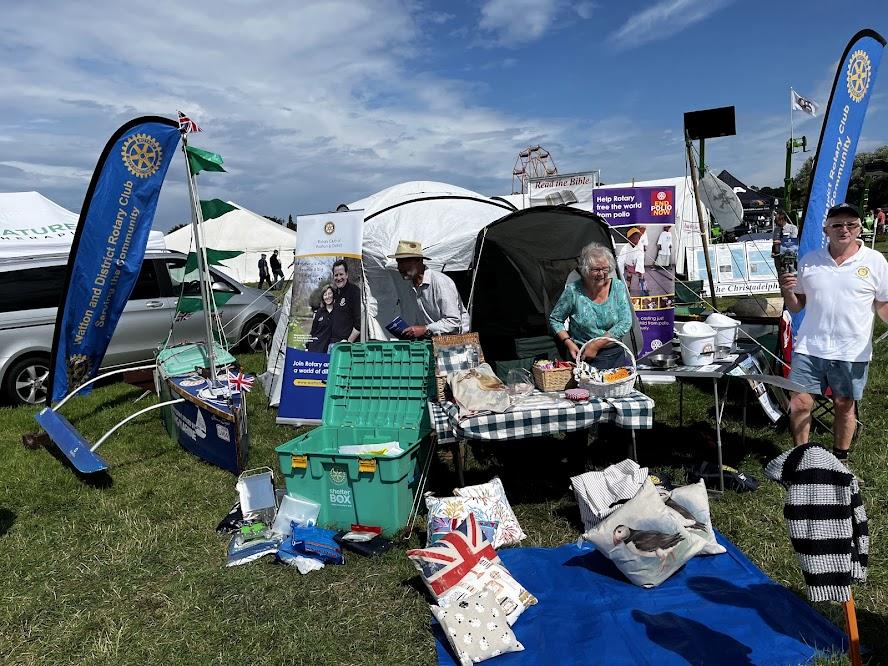 Our Shelterbox display at Wayland Show