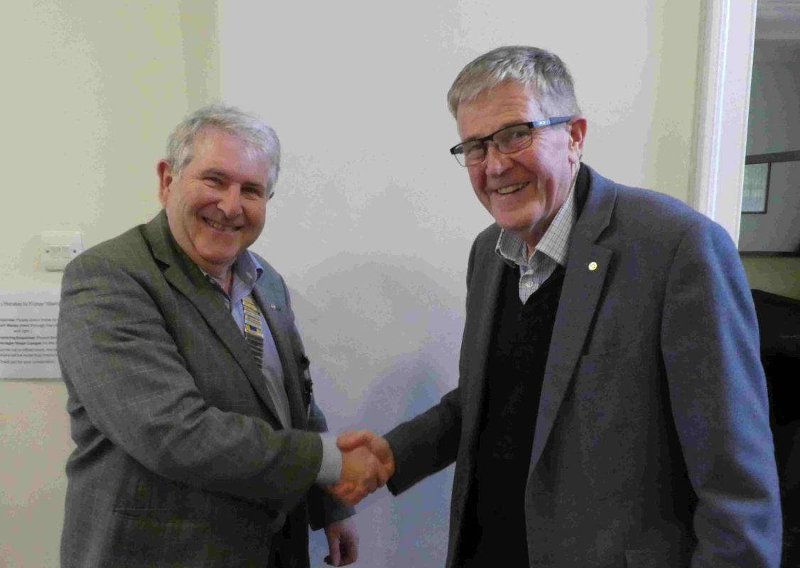 President mike and Richard