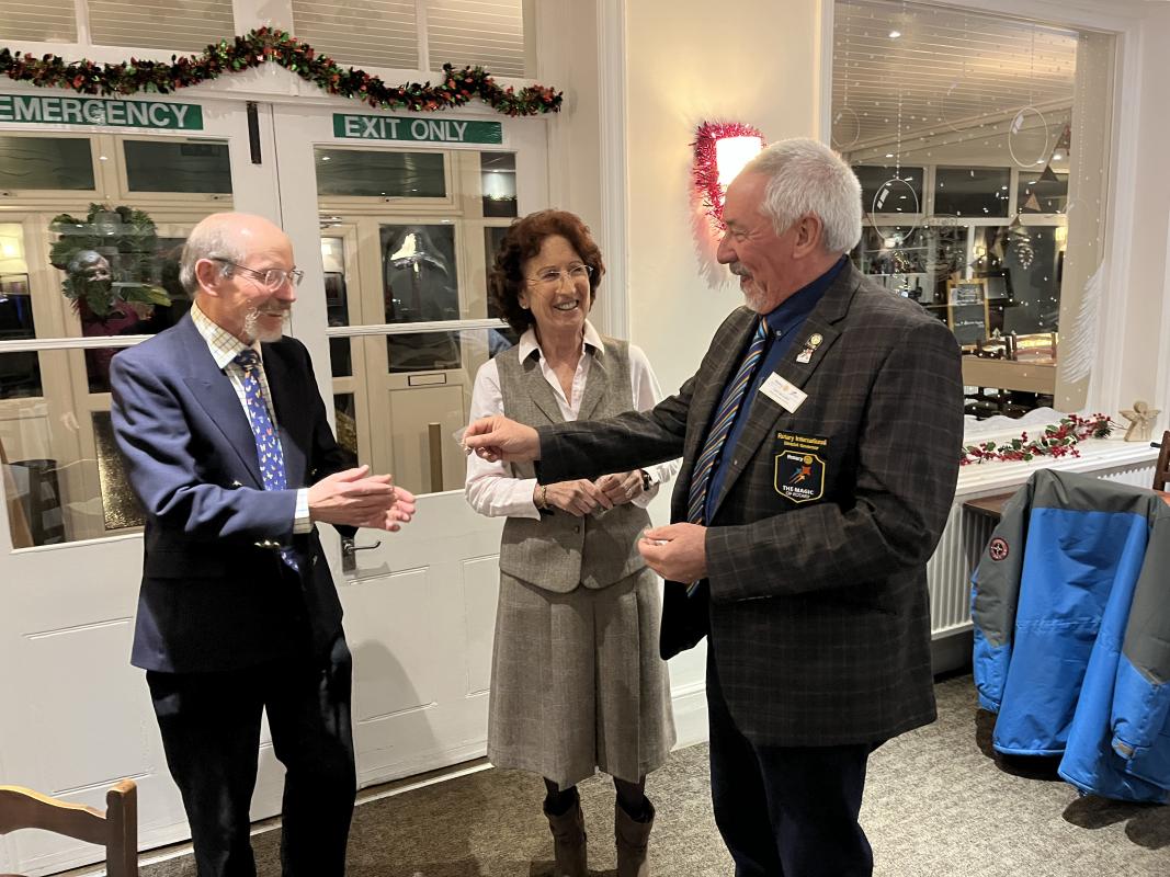 Martin & Susan Poole with DG Tony Williams