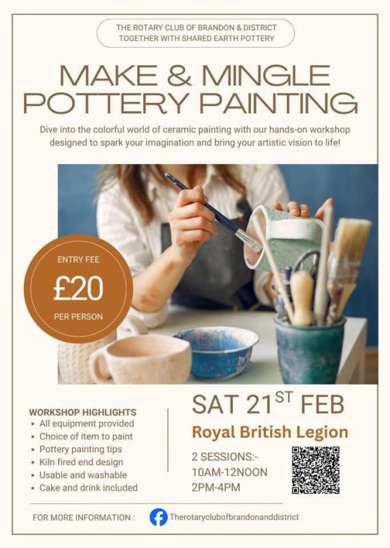 Make & Mingle Pottery Painting