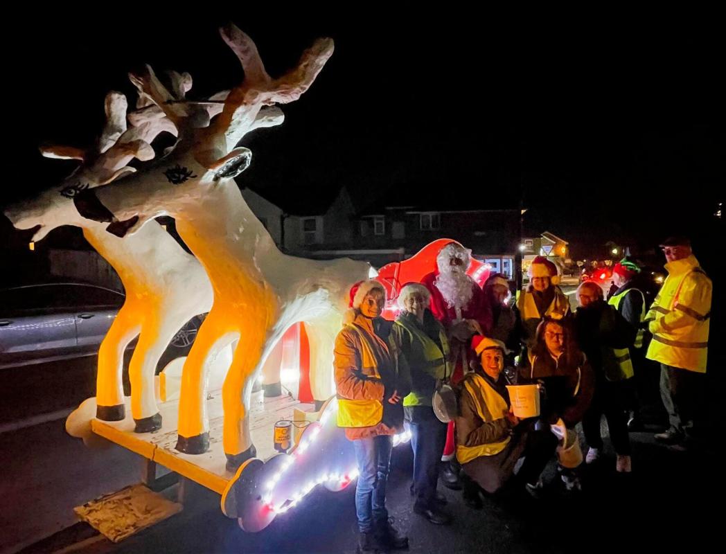 Prestwood Nature with Santa and two reindeer!