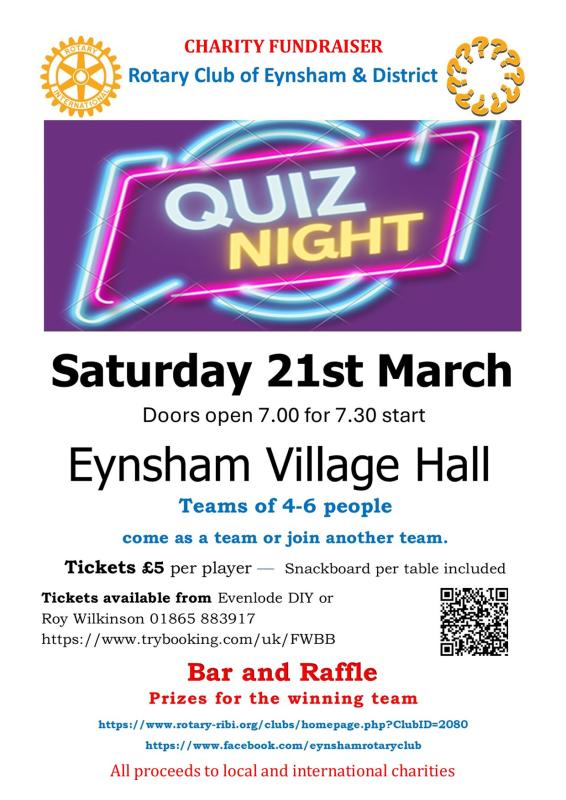 Poster for Quiz evening