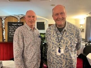 Club President Martyn (left) with Mick Harrison