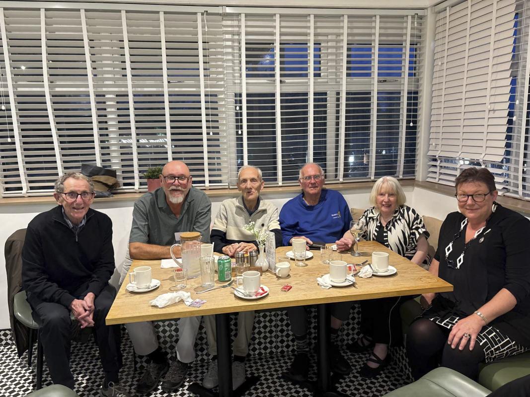 Eva and Jorgen from Kristianstad, Sweden, were welcomed by a small group of members