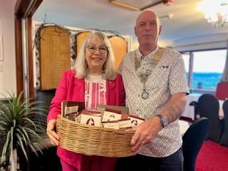 President Martyn Butler and Jan Bungay
