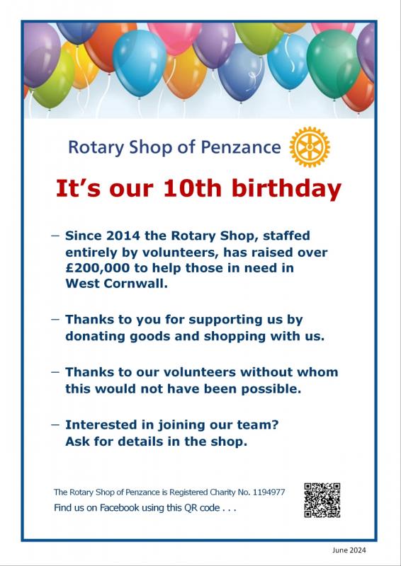 10th Birthday - Shop Poster