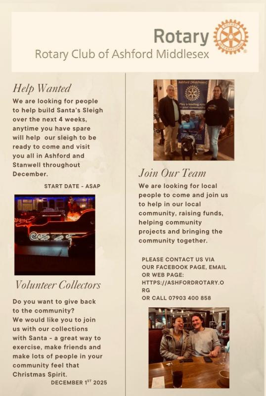 Join the Ashford Rotary team 