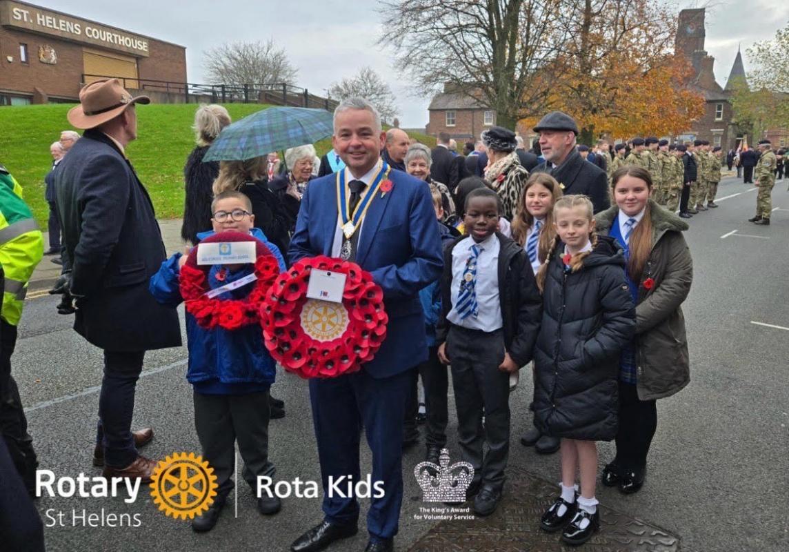 Setting off on Remembrance Day Parade